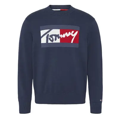 Tommy Jeans Sweater - TJM BRANDED SWEATER blue