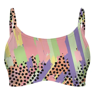 Női bikini felső Mr. GUGU & Miss GO PASTEL DOTS CROP