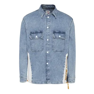 Tommy Jeans Jacket - DENIM WORKER SHIRT JACKET SMXLBC blue