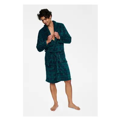 Trip 40068-77X Bathrobe Green-Navy Green-Navy