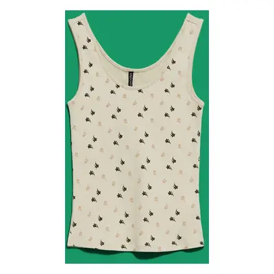 WOMEN'S TOP L-TS-4082 L.Beige