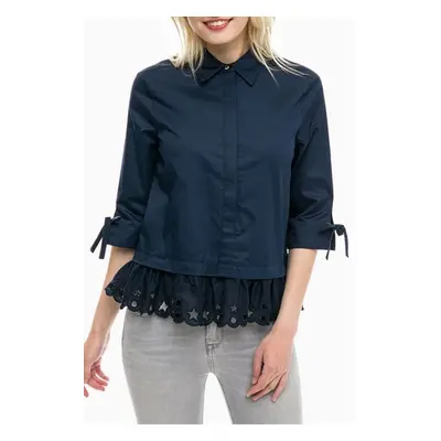 Tommy Hilfiger Blouse - HAYETTE BLOUSE 1/2 dark blue