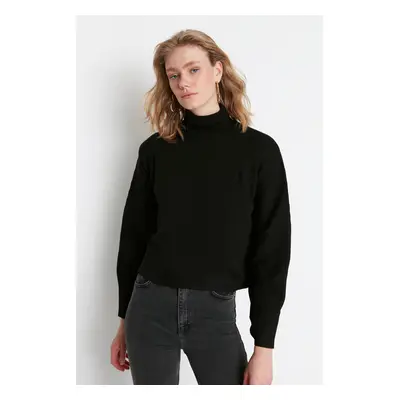 Trendyol Black Basic Turtleneck Knitwear Sweater