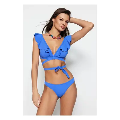 Trendyol Saks Normal Leg Bikini Bottom