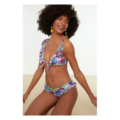 Női bikini felső Trendyol Floral