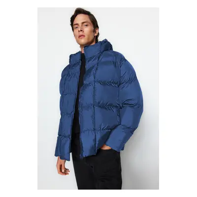 Trendyol Indigo Oversize Windproof Down Winter Jacket