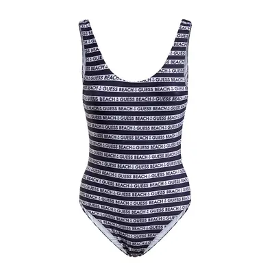 Guess Beach Stripe Logo Swimsuit