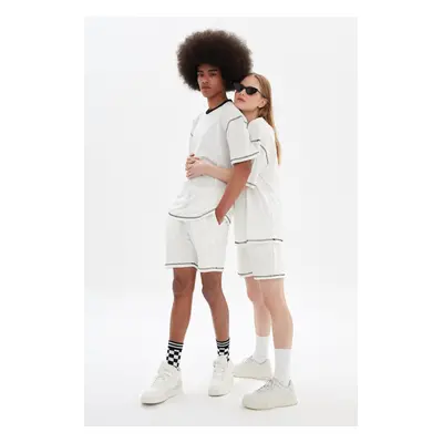 Trendyol Ecru Unisex Regular Fit rövidnadrág , Bermuda