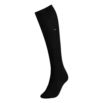 Tommy Hilfiger Socks - TH WOMEN 98% COTTON KNEEHIGH 1P Black