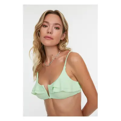 Trendyol Menta fodros bikini felső