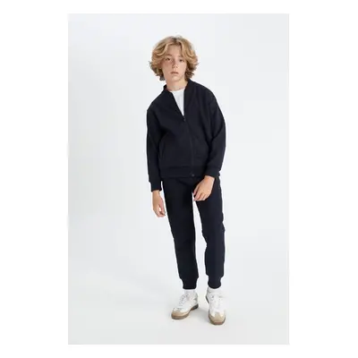 DEFACTO Boys College Collar Bomber Cardigan