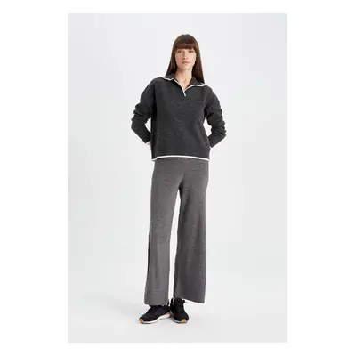 DEFACTO Flare Fit Trousers