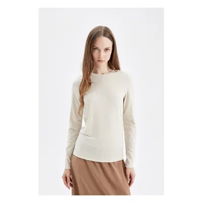 DEFACTO Long Sleeve Basic T-Shirt Tunic