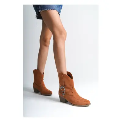 Capone Outfitters Suede Pull-On Women's Cowboy Boots