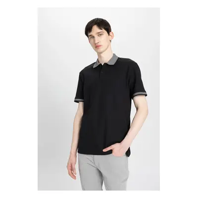 DEFACTO New Regular Fit Short Sleeve Polo Basic T-Shirt