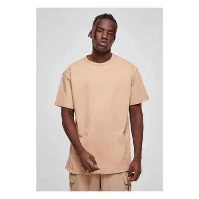 Oversized union T-shirt beige color