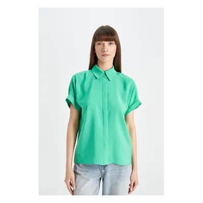 DEFACTO Oversize Fit Short Sleeve Shirt