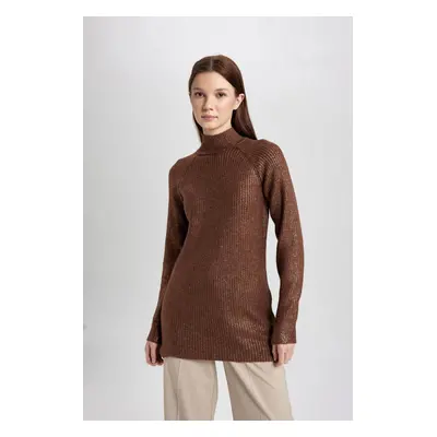 DEFACTO Regular Fit Half Turtleneck Sweater Tunic