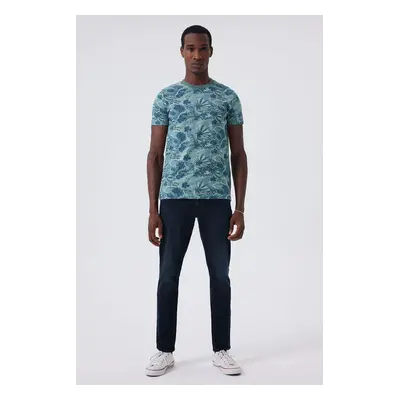 Lee Cooper Joseph Men's O-Neck Pique T-Shirt