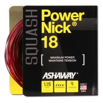 Ashaway PowerNick Zyex Red 1.15mm Squash Strings