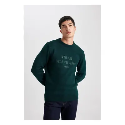 DEFACTO Relax Fit Crew Neck Sweater