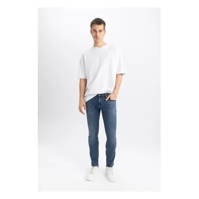 DEFACTO Carlo Skinny Fit Extra Narrow Fit Normal Waist Extra Narrow Leg Jean Trousers