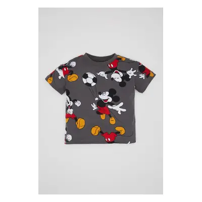 DEFACTO Baby Boy Disney Mickey & Minnie Crew Neck Short Sleeve T-shirt