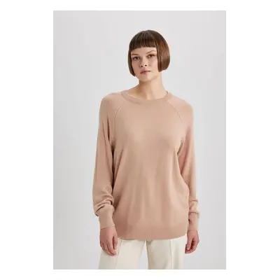 DEFACTO Relax Fit Crew Neck Basic Sweater