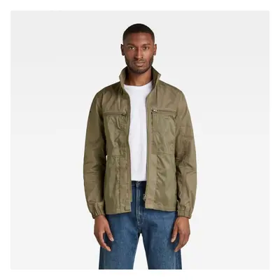 G-STAR Jacket - Fabric mix overshirt green