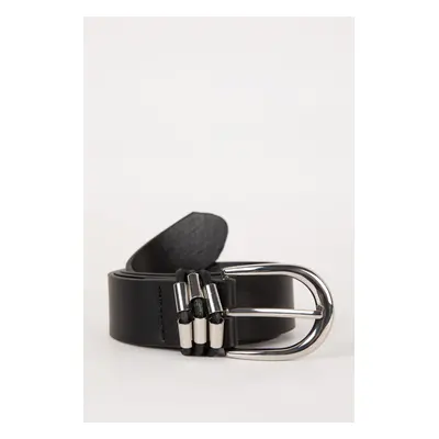 DEFACTO Women&#39;s Faux Leather Classic Belt