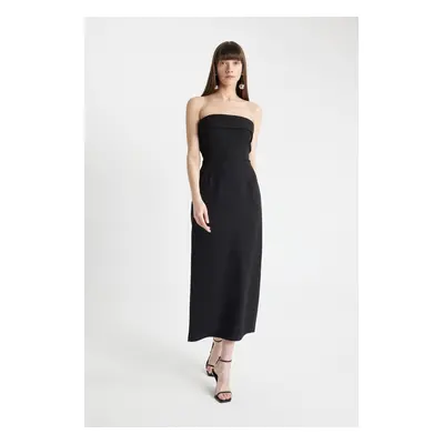 DEFACTO Bodycon Strapless Sleeveless Maxi Dress