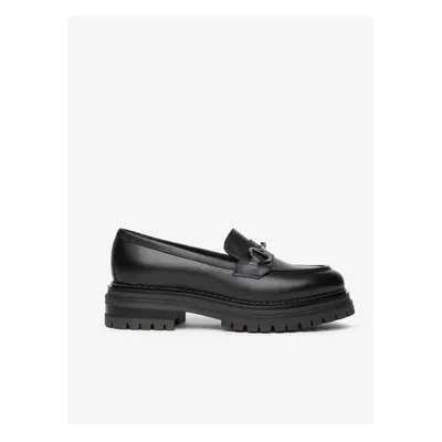 NeroGiardini Black Women Leather Moccasins Nero Giardini - Women