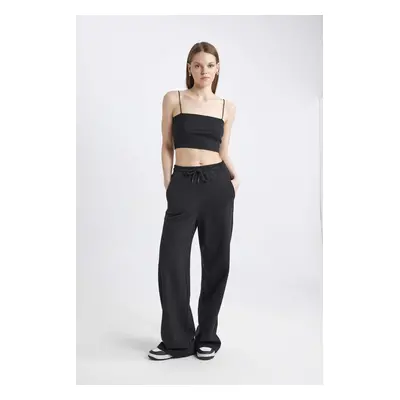 DEFACTO Cool Wide Leg Basic Sweatpants