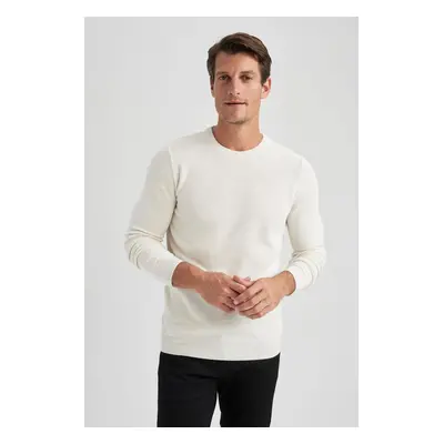 DEFACTO Slim Fit Crew Neck Sweater