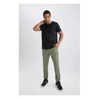 DEFACTO Fit Standard Fit Cargo Pocket Elastic Leg Woven Jogger Sweatpants