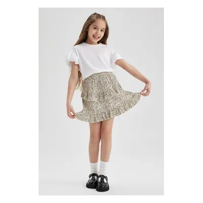 DEFACTO Girl Patterned Skirt