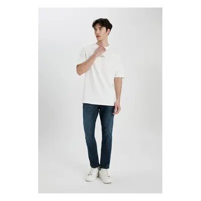 DEFACTO Pedro Slim Fit Slim Fit Normal Waist Narrow Leg Jean Trousers