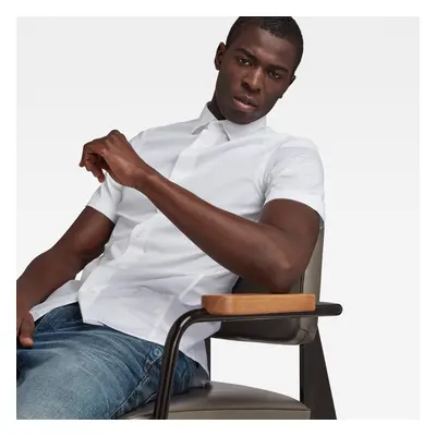 G-STAR Shirt - Dressed super slim shirt with\s white