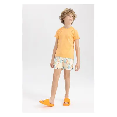 DEFACTO Boy&#39;s Patterned Swim Shorts