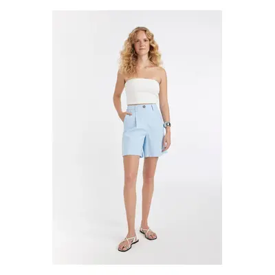 DEFACTO High Waist Wide Leg Shorts