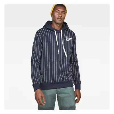 G-STAR Sweatshirt - Core hdd sw pinstr ao l\s blue