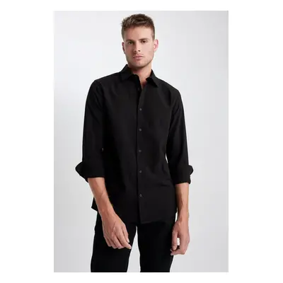 DEFACTO Slim Fit Long Sleeve Shirt