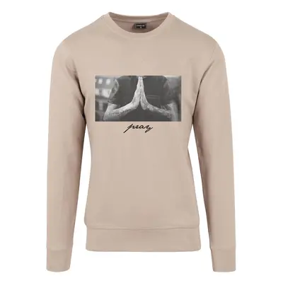 Pray Crewneck darksand