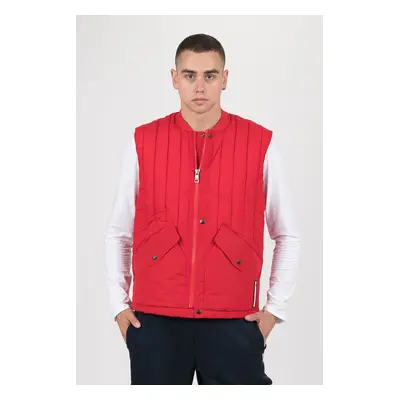 Tommy Hilfiger Vest - STRETCH QUILTED VEST red