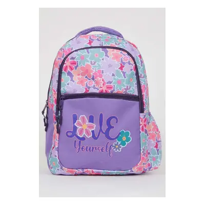 DEFACTO Girl's Printed School Backpack