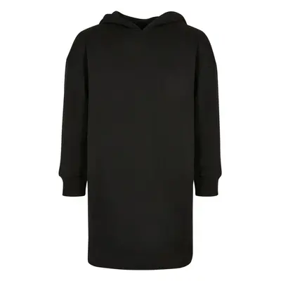 Girls' Oversized Terry Hoody Dress Black