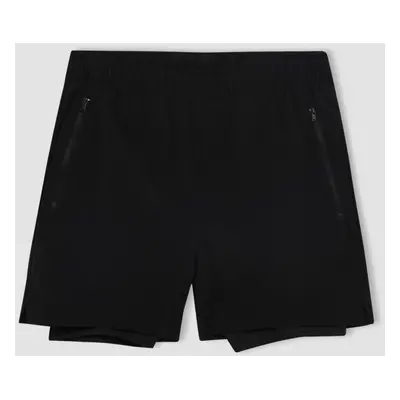 DeFactoFit Slim Fit Athlete Woven Shorts