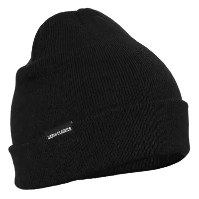 Basic Flap Beanie Black