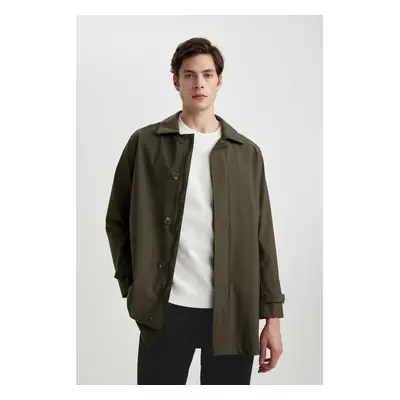 DEFACTO Slim Fit Polo Neck Parka Coat