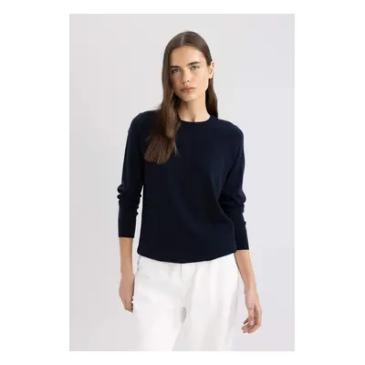 DEFACTO Regular Fit Crew Neck Basic Sweater